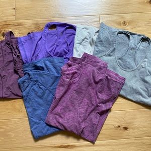 Lululemon tops lot size 6